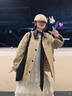 GARNUO卡其色短款風(fēng)衣外套女小個(gè)子2025春秋新款高級感薄款寬松休閑大衣 卡其色 S 【85-110斤】 曬單實(shí)拍圖