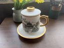 澤名家中國風(fēng)白瓷功夫茶杯羊脂玉瓷馬克杯個人專用茶水分離辦公杯子 羊脂玉素?zé)剿g百川杯 400mL(不含)-600mL(含) 曬單實拍圖