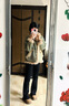 LPOX棉服女牛仔毛毛外套女冬季寬松加厚保暖高級(jí)感拼接復(fù)古潮 復(fù)古藍(lán) [夾棉] L 曬單實(shí)拍圖