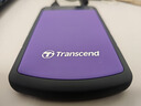 創(chuàng)見（Transcend）移動(dòng)硬盤 USB3.1高速機(jī)械硬盤 2.5英寸高速 輕薄 便攜耐用抗震保護(hù) USB3.1 Gen1 25H3系列 紫色 2TB 曬單實(shí)拍圖