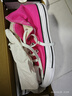 匡威（Converse）官方 All Star男女高幫帆布鞋西瓜紅玫紅色A08136C A08136C 37.5 曬單實拍圖