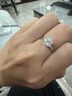 燮樂(lè )IGI證書(shū)鉑金培育鉆石戒指人工人造鉆結婚戒子七夕情人節女友禮物 1克拉培育鉆石(D/VS1/3EX/N) 12號 曬單實(shí)拍圖