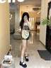 達芙妮官方瑪麗珍女鞋2025新款春秋厚底百搭小皮鞋女學院風高跟單鞋女 亮黑色【金屬愛心】 6cm增高顯瘦 37 曬單實拍圖