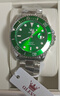 【經(jīng)典綠水鬼】黑水鬼全新歐利時(shí)腕表瑞士認證機械腕表潛航者防水夜光經(jīng)典時(shí)尚百搭酷型格 歐利時(shí)6650本綠綠水鬼機械表 曬單實(shí)拍圖