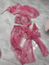 性感女士套裝誘惑古風(fēng)大漢漢服角色扮演日系櫻花睡衣睡裙 粉色(裹胸+裙子+T褲+外衫) 均碼 曬單實(shí)拍圖