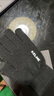 卡爾美（KELME）加絨保暖針織觸屏手套運動(dòng)騎行足球跑步全掌防滑防寒 黑色 均碼 曬單實(shí)拍圖