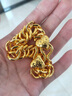 興穎黃金馬鞭手鏈男999足金實(shí)心不掉色手環(huán)金包銀手鏈霸氣坦克老板鏈 ?？凼宙湥?0克左右 長20厘米寬1.35） 金包銀手鏈 曬單實(shí)拍圖