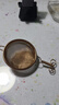 從簡 創(chuàng)意304不銹鋼茶漏過濾網(wǎng)套裝功夫茶具茶道配件日式茶濾器漏斗架 大號如意茶漏(金色)+底座 曬單實拍圖