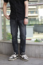 勁霸男裝2025春夏新款時(shí)尚棉感彈力休閑牛仔褲NQRN1525 深蘭 36 曬單實(shí)拍圖