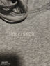 HOLLISTER25春經(jīng)典LOGO情侶抓絨連帽衛(wèi)衣男裝女裝KI322-5006 灰色 XS (170/84A) 曬單實(shí)拍圖
