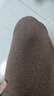 恒源祥純羊毛絨褲男100純羊羔絨褲男士羊羔絨保暖褲冬季中老年內(nèi)穿打底 男士駝色中厚款純?nèi)?00保暖 3XL純?nèi)?00保暖 曬單實拍圖