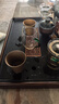 陶福氣茶盤小型茶臺家用小茶臺茶托盤簡易功夫茶具托盤輕奢現(xiàn)代干泡盤 井格柯木茶盤-大 0 曬單實拍圖