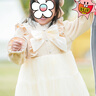 安妮優(yōu)兒（Anneyol）女童連衣裙春秋款裙子2025新款兒童洋氣秋裝小女孩衣服紅色公主裙 香檳色棉里 120 曬單實(shí)拍圖