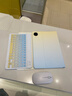 法普拉適用2025款vivopadAir鍵盤(pán)保護套se12.3全包pad2平板電腦pad3/5pro磁吸iQOOpad5e鼠標保護殼 【藍橙漸變+鍵盤(pán)+鼠標】 vivoPad Air(11.5英寸) 曬單實(shí)拍圖