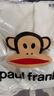 大嘴猴（paul frank）短袖襯衫男夏季潮牌寬松襯衣男士外套痞帥上衣男裝 白色 XL  曬單實拍圖