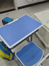 兒童學(xué)習桌小學(xué)生桌椅套裝學(xué)校同款家用書(shū)寫(xiě)作業(yè)專(zhuān)用可升降木桌子 藍色加粗加厚桌椅套裝 長(cháng)60寬40 曬單實(shí)拍圖