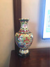 傾尚玉磁（QONSONYCI）景泰藍(lán)銅胎掐絲琺瑯插花瓶客廳擺件北京特色紀(jì)念品牡丹中國(guó)風(fēng)禮品 八寸龍鳳一對(duì) 曬單實(shí)拍圖