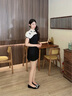 NINE WEST/玖熙復(fù)古法式方口鉆扣平跟女單鞋 NH465006SK 黑色37 曬單實(shí)拍圖