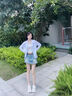 卡丹路意大利網(wǎng)面透氣運動涼鞋女2025夏季外穿厚底鏤空增高老爹鞋不累腳 36白色 曬單實拍圖
