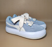 彪馬（PUMA）【面包鞋】多巴胺馬卡龍厚底滑板鞋女休閑鞋SUEDE 387321 暗藍(lán)色-白-純白色-04 37 曬單實(shí)拍圖