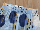 布恩普親子裝新款母女沙灘海邊旅游一家三口四口全家沙灘裙 天藍 100 女寶碼 曬單實(shí)拍圖
