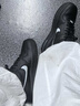 耐克NIKE女休閑板鞋空軍一號 AIR FORCE 1運動鞋FJ7409-002黑色37.5 曬單實拍圖