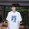 WASSUP HERMU官方男裝潮牌聯(lián)名短袖t恤男夏季薄款透氣半袖上衣大鵝寬松潮牌t恤 白色-探頭鴨 XL（推薦130-150斤） 曬單實(shí)拍圖