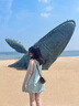沂懿吊帶連衣裙女裙子夏天2025新款大碼海邊沙灘裙小個子顯瘦遮肚子 吊帶花苞連衣裙【藍(lán)色】 L 曬單實(shí)拍圖