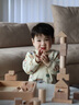 PRINCE MOM實(shí)木大顆粒積木玩具0到3歲嬰幼兒童6個(gè)月以上一歲寶寶無(wú)漆可啃咬 櫸木大顆粒36PCS【順豐快遞】 曬單實(shí)拍圖