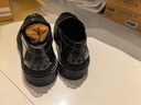托德斯（TOD'S ）七夕禮物女士酒紅色牛皮橫條裝飾樂福鞋 35 曬單實拍圖