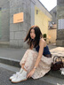MIO米奧2025春季芭蕾風(fēng)休閑板鞋珍珠裝飾優(yōu)雅運(yùn)動(dòng)鞋設(shè)計(jì)舒適女鞋單鞋 金色-半拖 39 曬單實(shí)拍圖