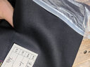 嘉福祥高端100%羊毛西裝面料 純色商務(wù)男西服西褲連衣裙服裝布料垂 801黑色/1米價(jià) 曬單實(shí)拍圖
