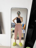 Jret小個(gè)子洗水棉工裝褲女2025夏秋新款韓版寬松燈籠褲休閑九分老爹褲 粉紅色 XL 建議120-135斤 曬單實(shí)拍圖