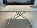 歐樂(lè )派小戶(hù)型簡(jiǎn)易可移動(dòng)升降桌茶幾餐桌兩用現代簡(jiǎn)約租房家用飯桌 90*60 愛(ài)格白【進(jìn)口歐松】 曬單實(shí)拍圖