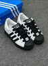 阿迪達(dá)斯 （adidas）三葉草男鞋女鞋 秋季新款低幫休閑鞋黑色金標(biāo)貝殼頭百搭滑板鞋 漢玉白/棕/學(xué)院銀灰 40.5 鞋內(nèi)長(zhǎng)250mm 曬單實(shí)拍圖
