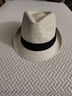 櫪野日系紳士帽男爵士帽子大頭圍大碼遮陽(yáng)防曬巴拿馬小禮帽草帽女夏天 米色 常規M碼55-57.5CM 曬單實(shí)拍圖