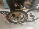 JEEP吉普公路車碟剎變速自行車男女學(xué)生公路自行車競(jìng)技代步跑車-RS730 彎把-珊瑚粉 M碼（適合身高160-185cm） 21速 曬單實(shí)拍圖