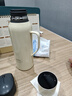 金灶（KAMJOVE）雙層燜茶壺家用保溫壺316不銹鋼保溫瓶茶水分離泡茶壺?zé)崴?680ml 象牙白 曬單實(shí)拍圖