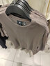 名創(chuàng)優(yōu)品（MINISO）條紋襯衫男2025夏季新款青少年打底疊穿襯衣男士條紋開衫短袖外穿 藍(lán)白條 2XL /185(體重160-180斤) 曬單實(shí)拍圖
