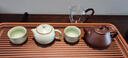 周澤堂 景德鎮(zhèn)汝窯高端功夫茶具 陶瓷泡茶杯茶壺蓋碗禮盒整套裝高檔送禮 圓融茶組 3件 曬單實(shí)拍圖