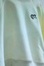 尚靜圓領(lǐng)愛(ài)心刺繡衛(wèi)衣女寬松慵懶風(fēng)小個(gè)子長(zhǎng)袖上衣藍(lán)色 M 曬單實(shí)拍圖