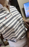 哈吉斯（HAZZYS）女裝 春秋季寬松雙排扣休閑風(fēng)衣ASWSH0ACH03 卡其色KK L (165/88A 40) 曬單實(shí)拍圖