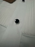CULTUM竹纖維風(fēng)琴褶法式疊袖口機(jī)翼領(lǐng)宴會婚禮禮服伴郎襯衫男長袖襯衣 白色風(fēng)琴褶 L 曬單實拍圖