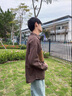 吉普（JEEP）美國(guó)正品高端純棉牛仔襯衫男士拼色高級(jí)感襯衣痞帥工裝外套上衣潮 摩卡棕色 【官方正品】 XL 推薦140-160斤 曬單實(shí)拍圖