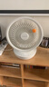 amadana艾曼達(dá)空氣循環(huán)扇家用桌面電風(fēng)扇小型臺(tái)式搖頭靜音臺(tái)扇遙控款 D2【富士白-木紋款】 曬單實(shí)拍圖