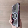 ZRGAE適用于iPhone 16 Pro Max蘋果14promax手機(jī)殼四角氣囊Magsafe磁吸透明女款鏡頭全包防摔保護(hù)套男簡(jiǎn) 紫色漏標(biāo)款 蘋果14 曬單實(shí)拍圖