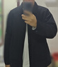 花花公子（PLAYBOY）春秋新款夾克牛仔外套男士韓版潮流百搭寬松工裝日系男春裝夾克男 L22黑色 高端定制 XL 曬單實(shí)拍圖