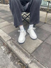 奧康鞋子男鞋2025新款春季小白鞋男透氣經典板鞋男厚底增高休閑鞋男 白色 41 曬單實拍圖