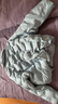 dickies羽絨服 全身壓印印花羽絨服 保暖外套上衣DK010807 淺灰藍 M 充絨量:160g 曬單實(shí)拍圖