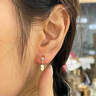 Warme Farben 法式浪漫心形耳扣女小眾設(shè)計復(fù)古耳環(huán)2025新款耳墜養(yǎng)耳百搭耳飾 心形耳扣-金色 曬單實拍圖